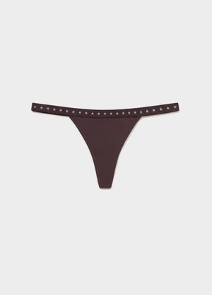 Star elastic thong
