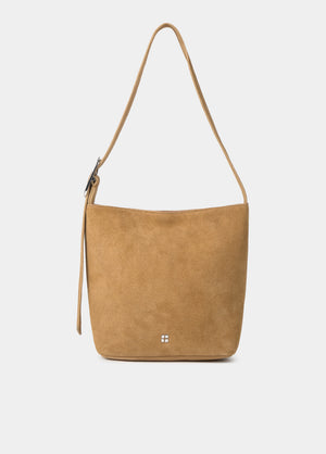 Tas met leren handvat