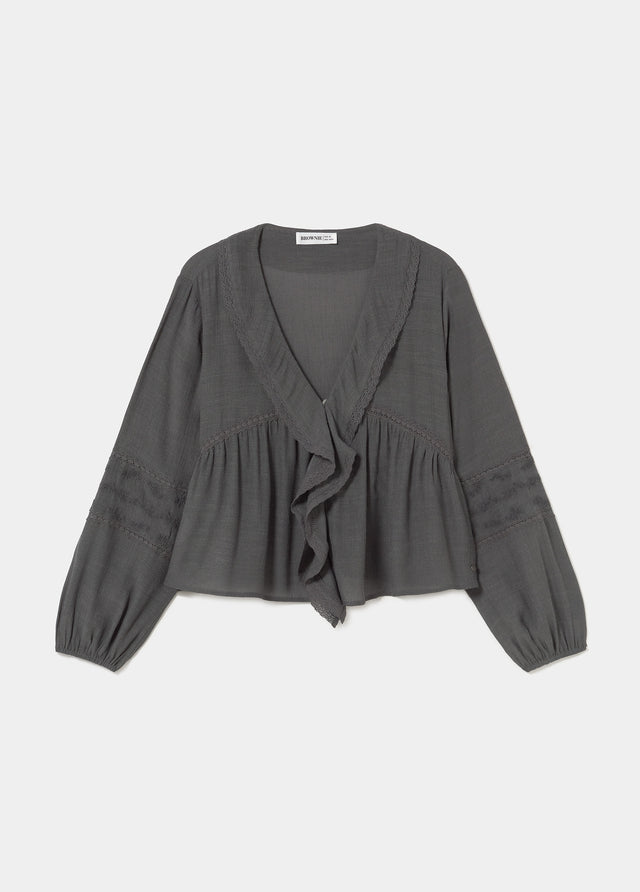 Blouse met volant