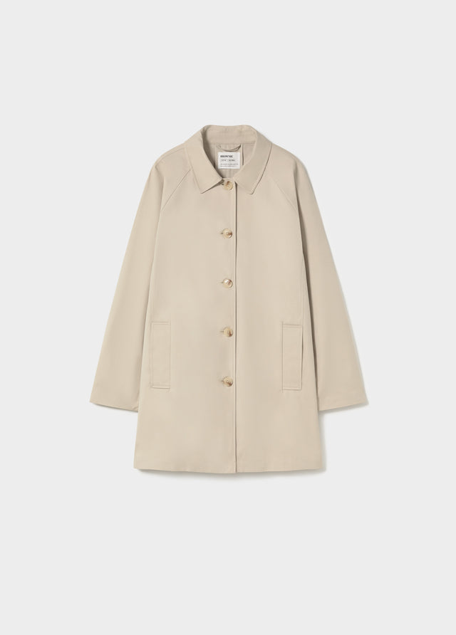 Mid-length trench coat