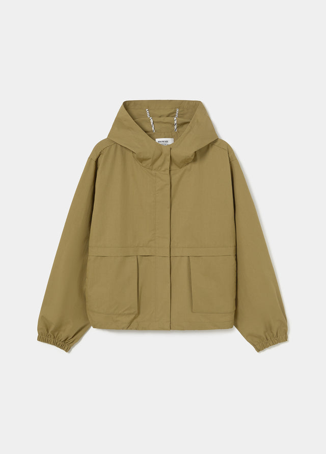 Parka algodón con capucha
