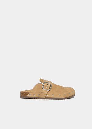 Ergonomischer Clog aus Veloursleder