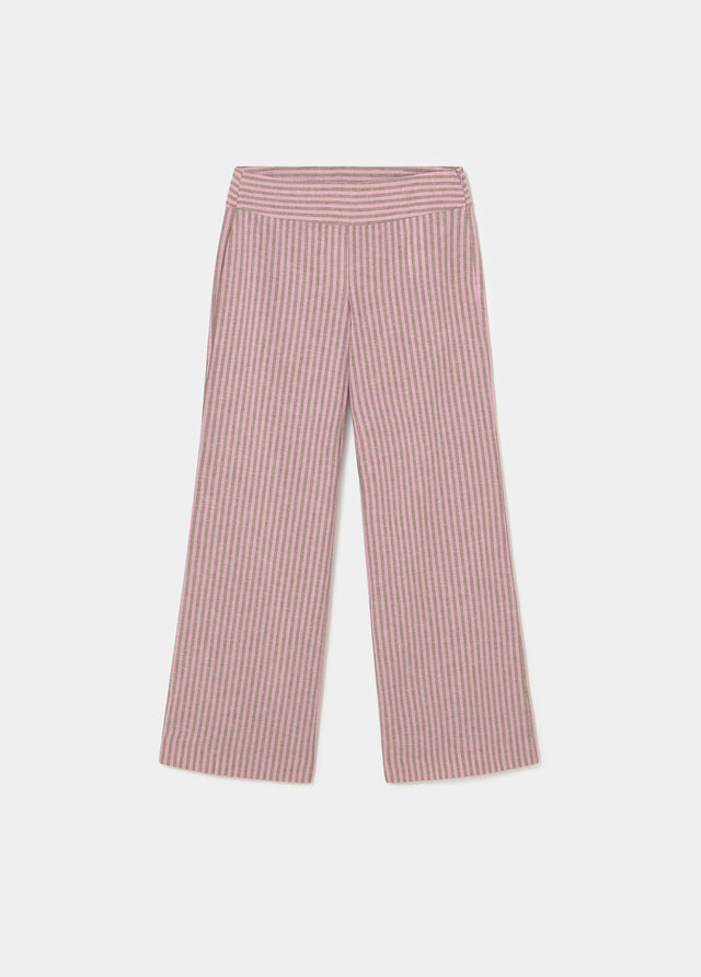 Pantalons ratlles cintura ampla
