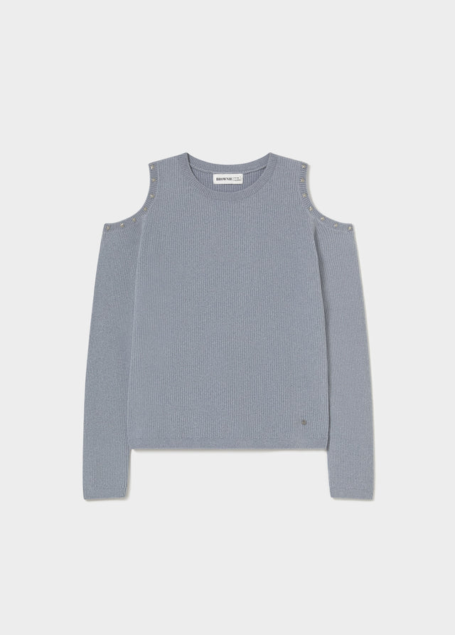 Chenille star sweater