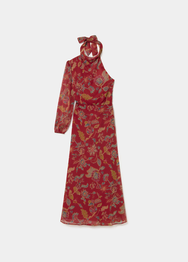 Lange jurk met print