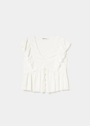 Blouse à volants
