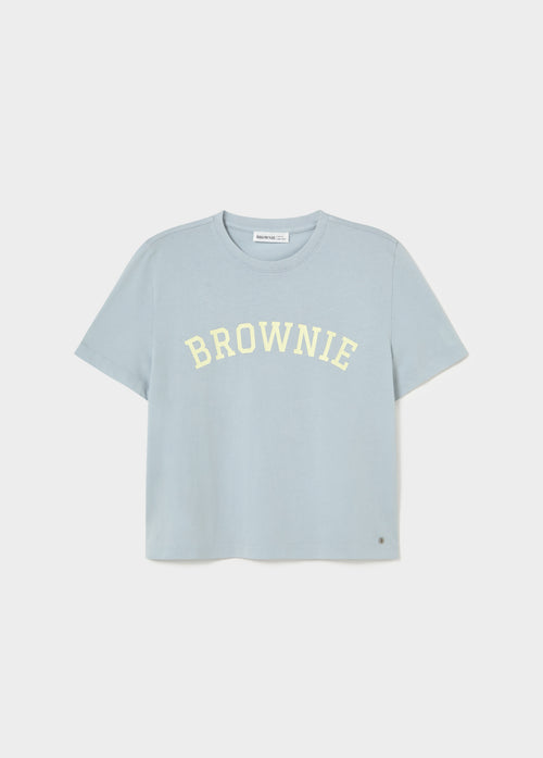 Brownie text t-shirt