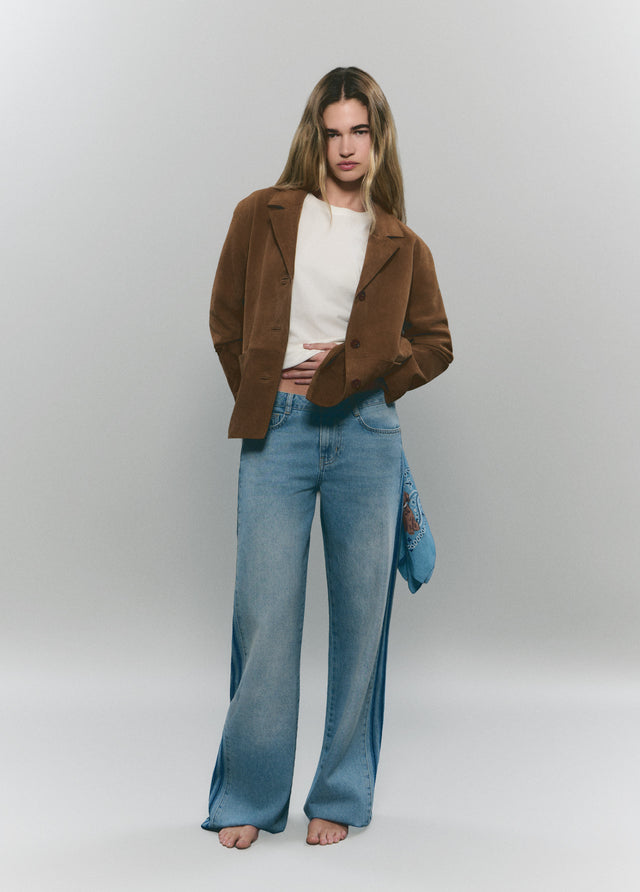 Jeans banda lateral