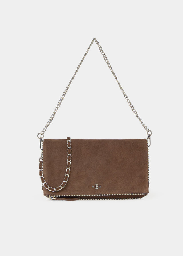 Bolso solapa bolitas