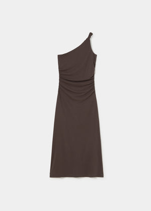 Vestito asimmetrico halter