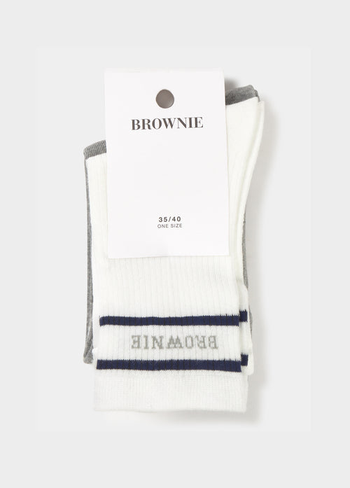 Socken-Set Sterne und uni