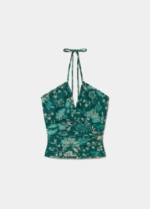 Sequin printed top