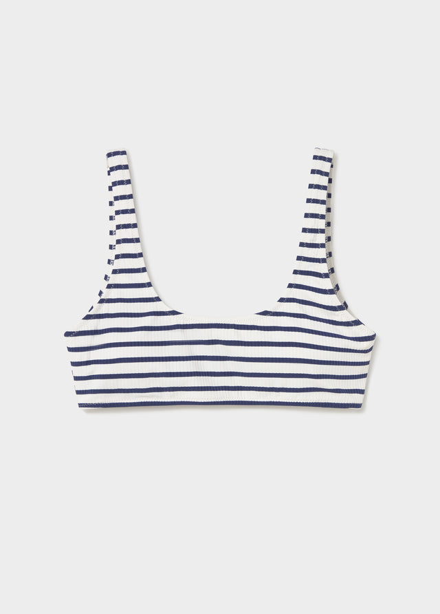 Top bikini ratlla teixida marinera