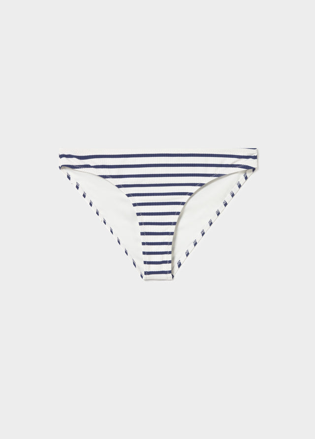 Nautical woven stripe bikini bottoms