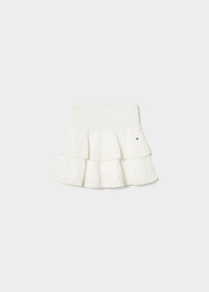 Romantic ruffled skirt