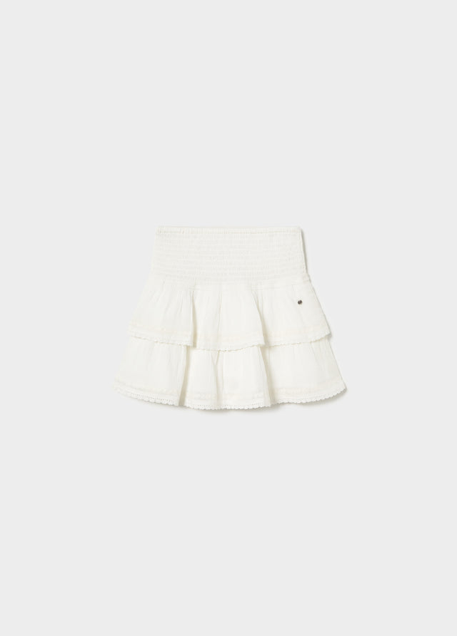 Romantic ruffled skirt