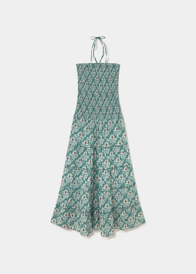 Vestido largo smock