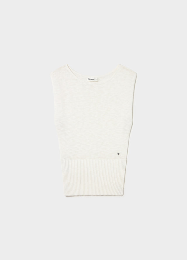 Ribbed hem top