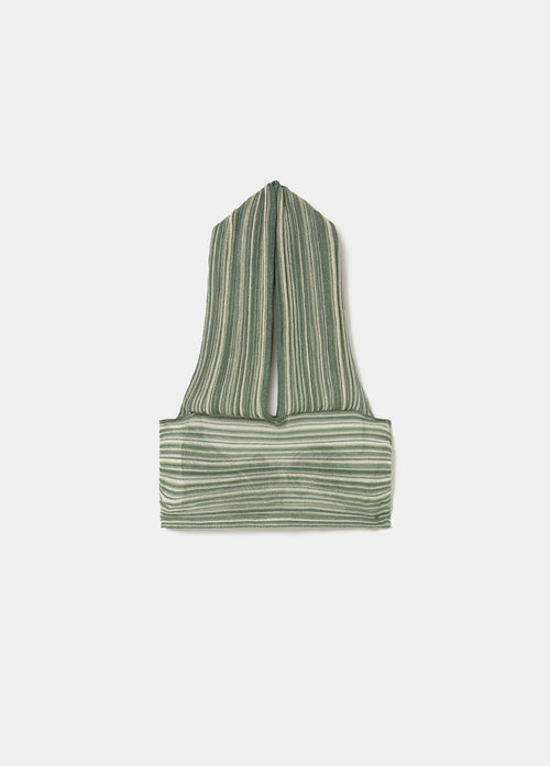 Halter knit top