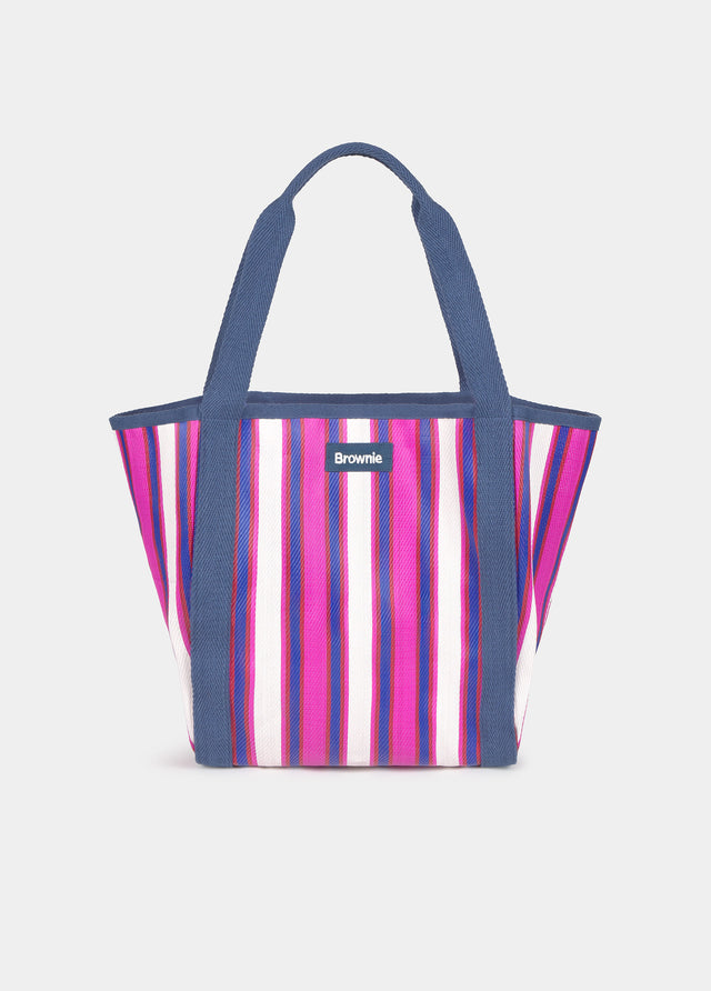 Bolso shopper rayas