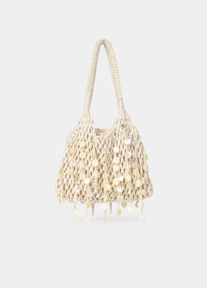 Small mother-of-pearl net bag