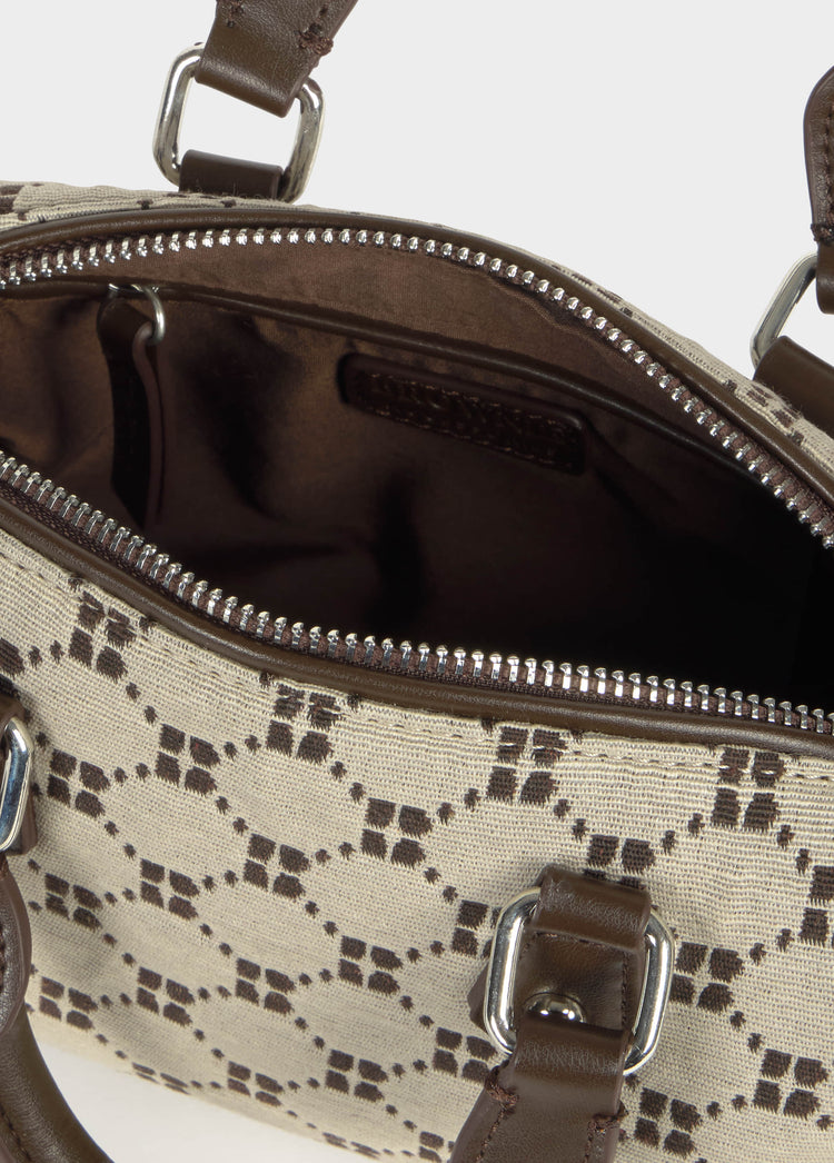 Bowlingtas jacquard met logo