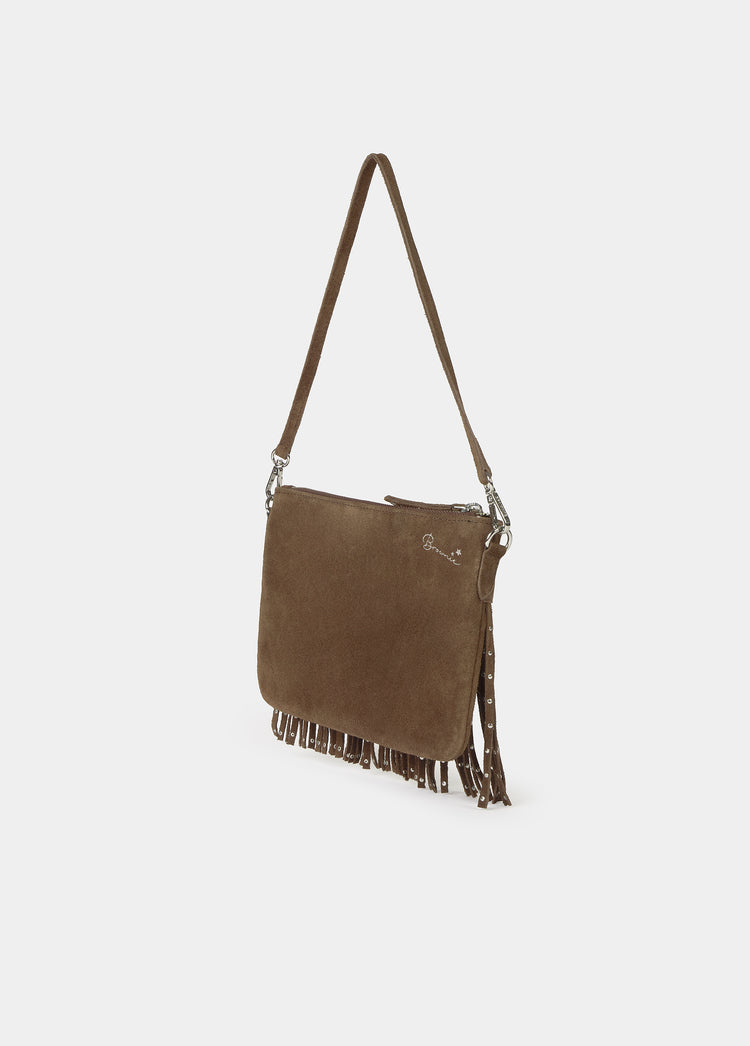 Fringe and stud bag