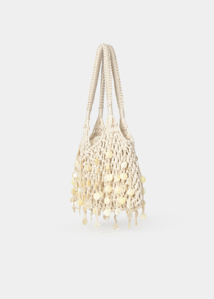 Small mother-of-pearl net bag
