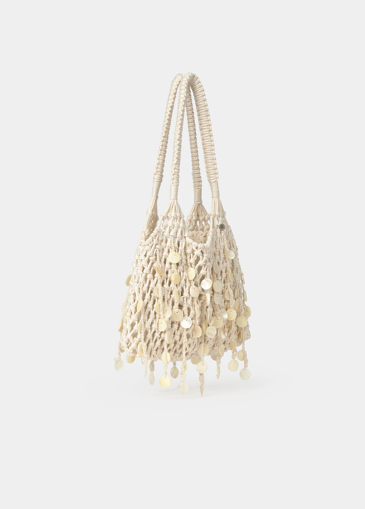 Small mother-of-pearl net bag