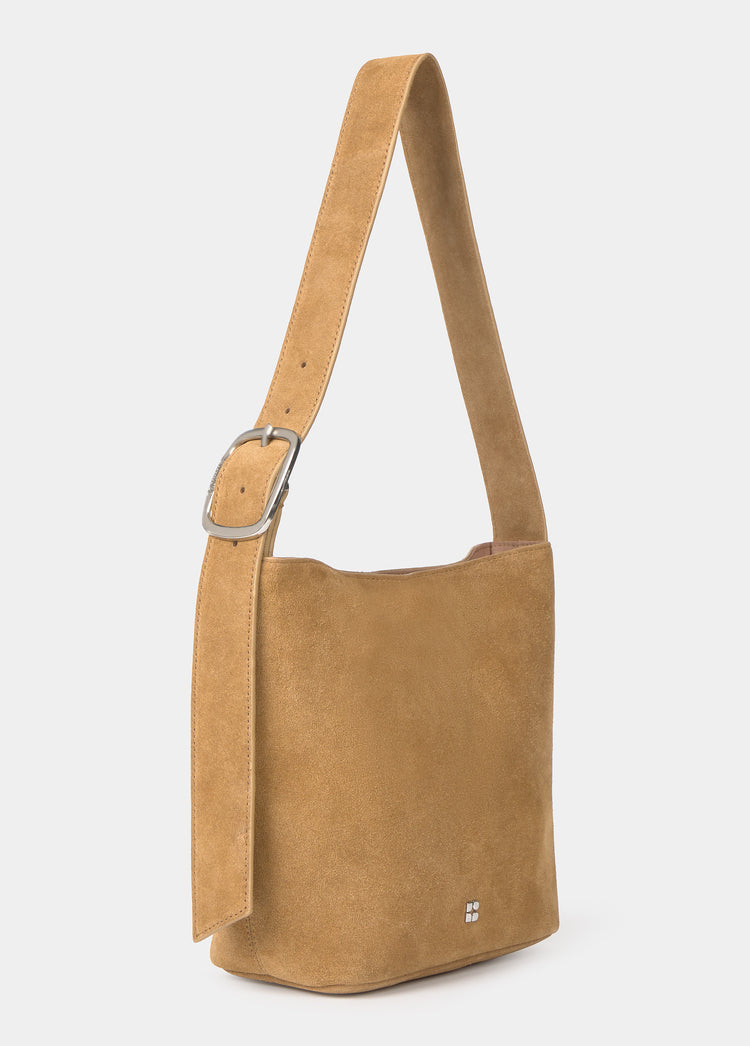 Tas met leren handvat