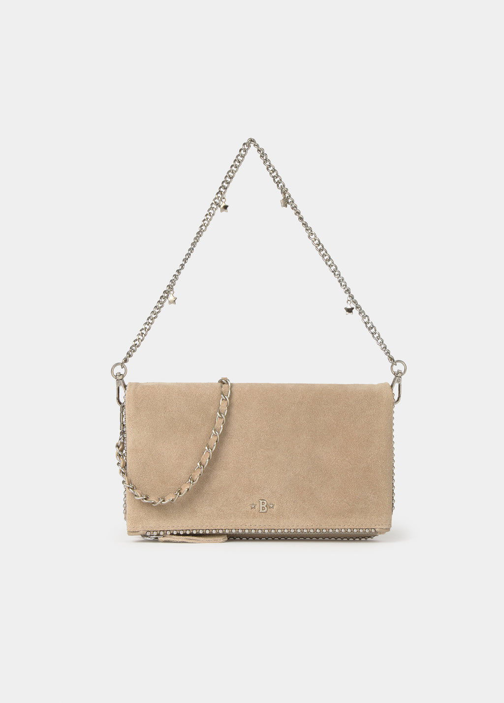 Bolso solapa bolitas