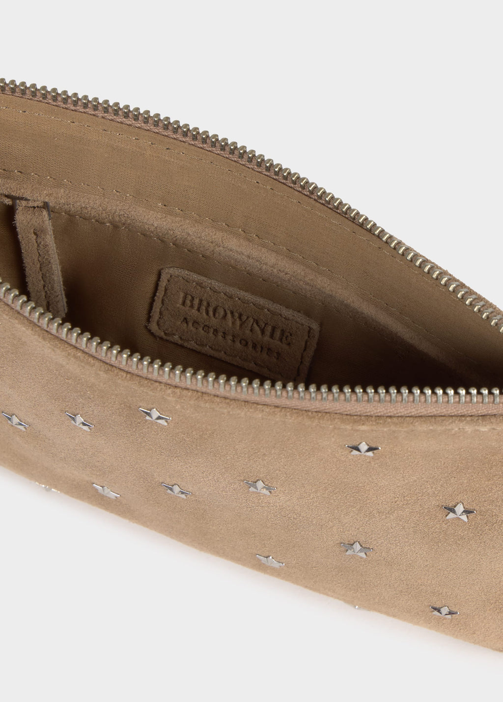 Leather flap bag