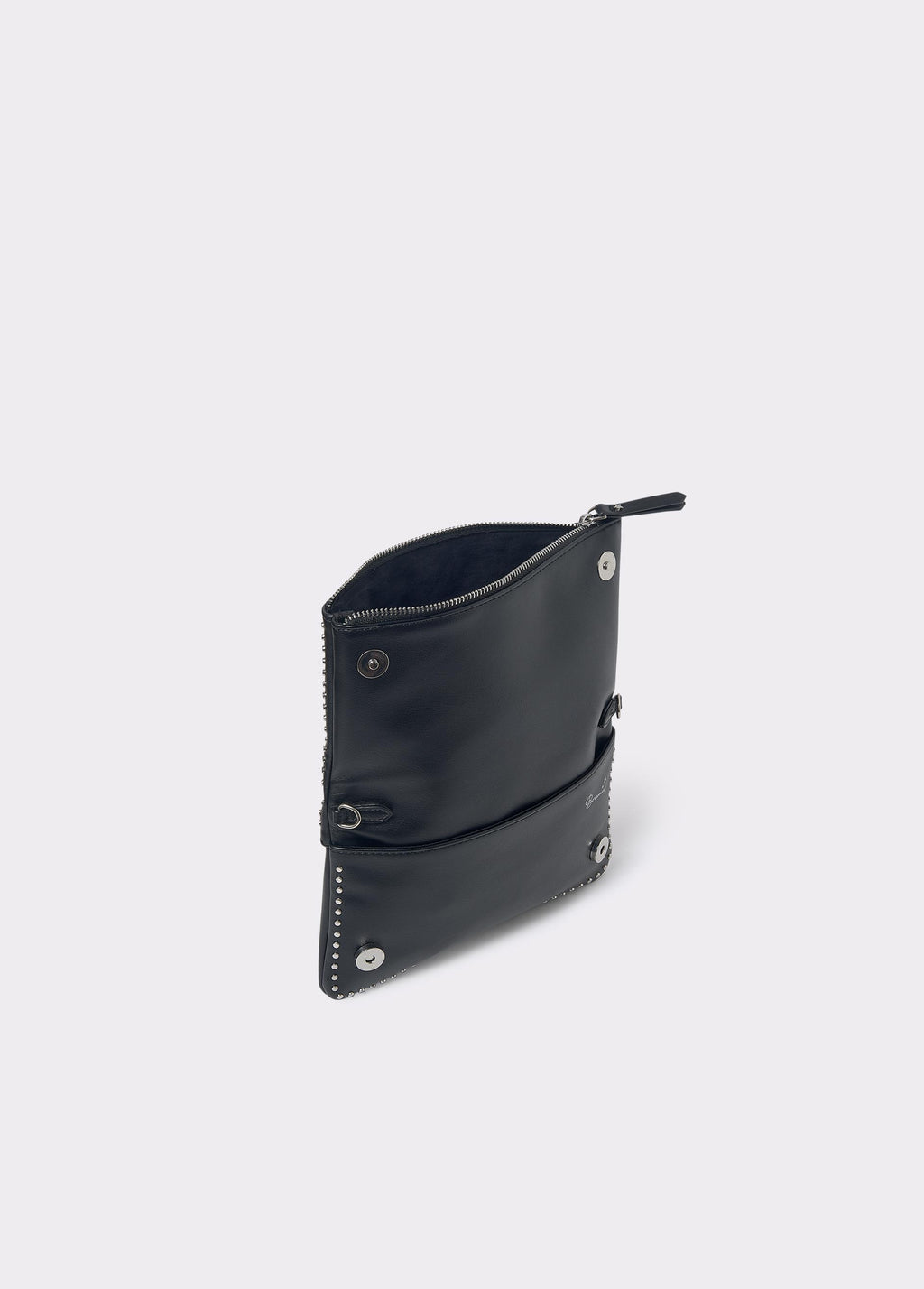 Studded flap bag
