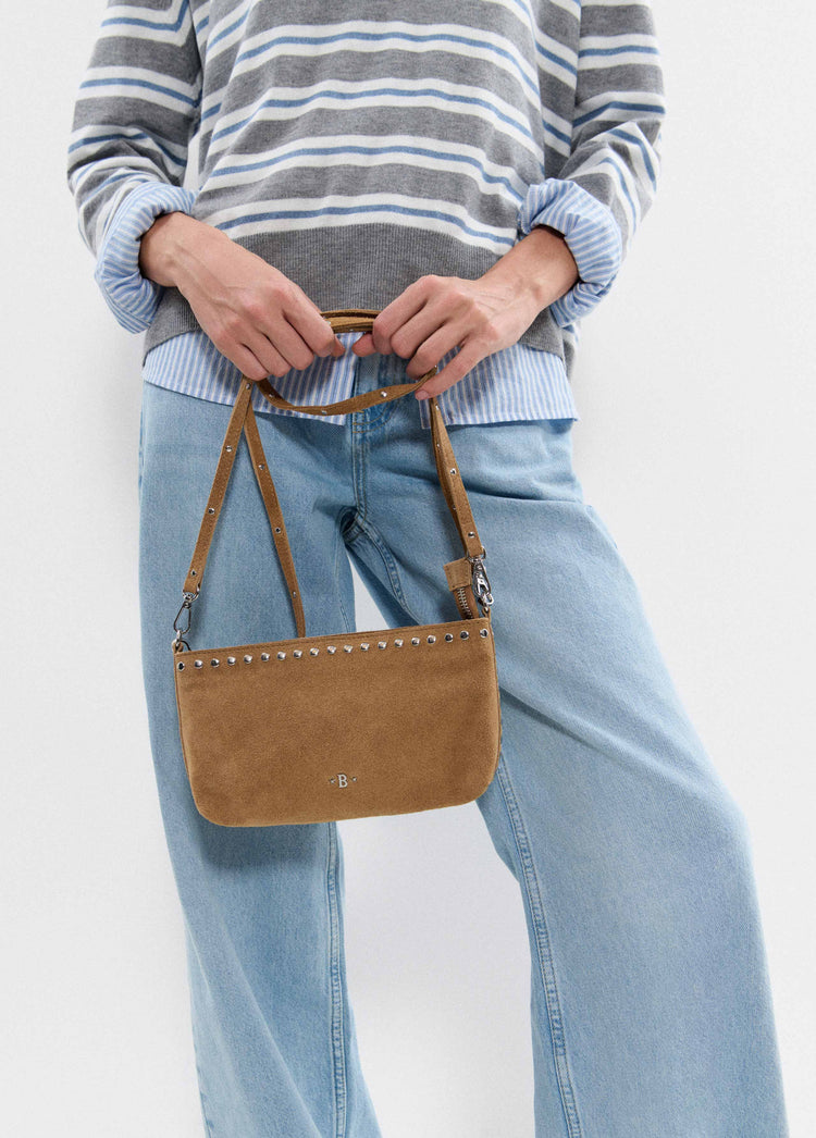 Bolso tachas piel