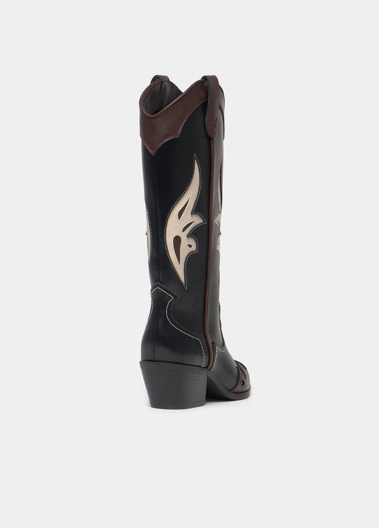 Cowboylaars met fantasieprint