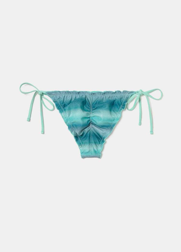 Bikini broekje met degradé en strikjes