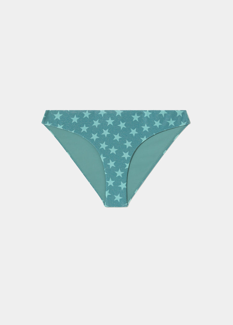 Metallic thread star briefs