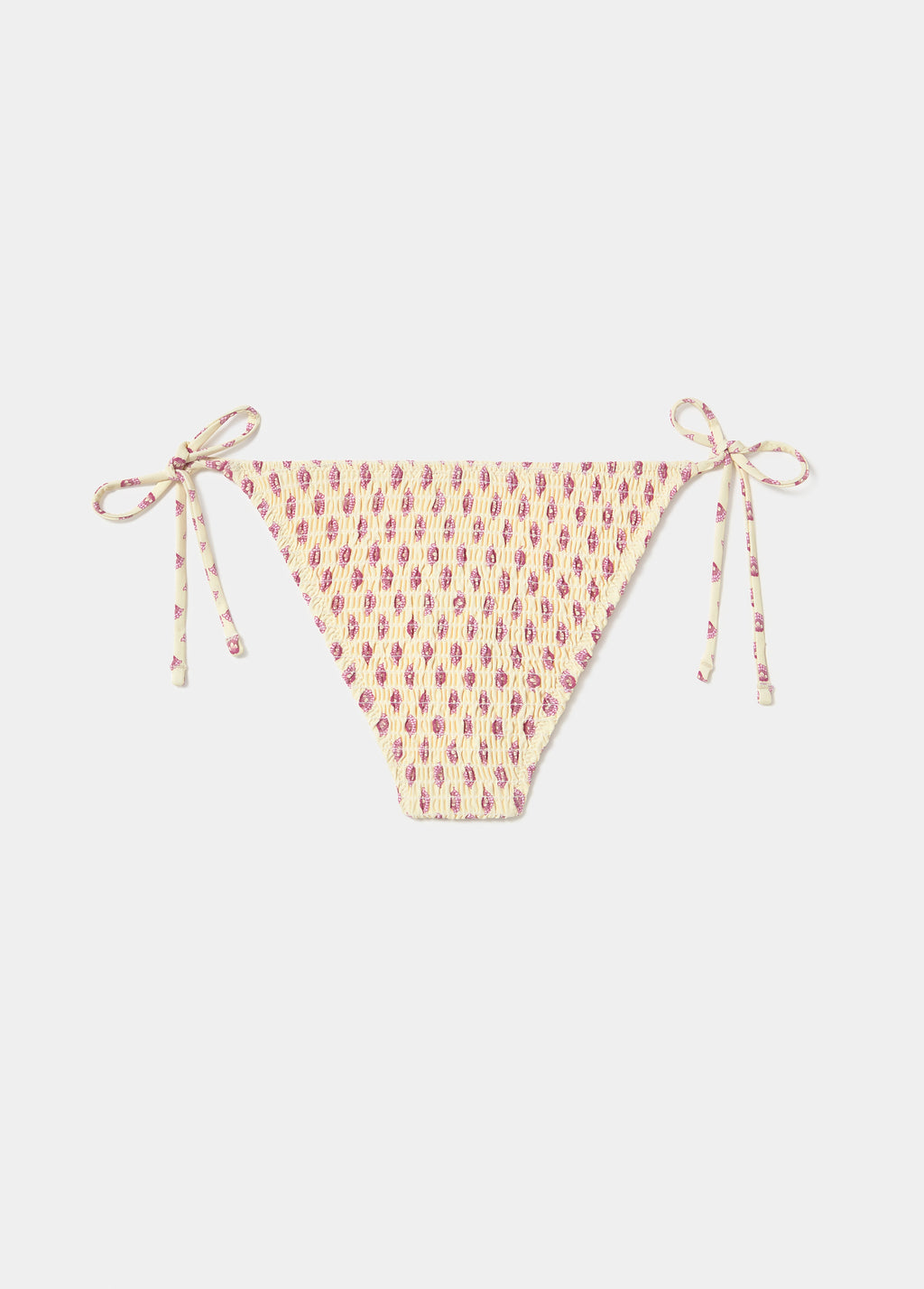 Printed smocked panties