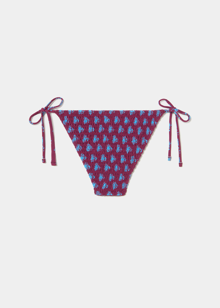 Bedrukte smock-slip