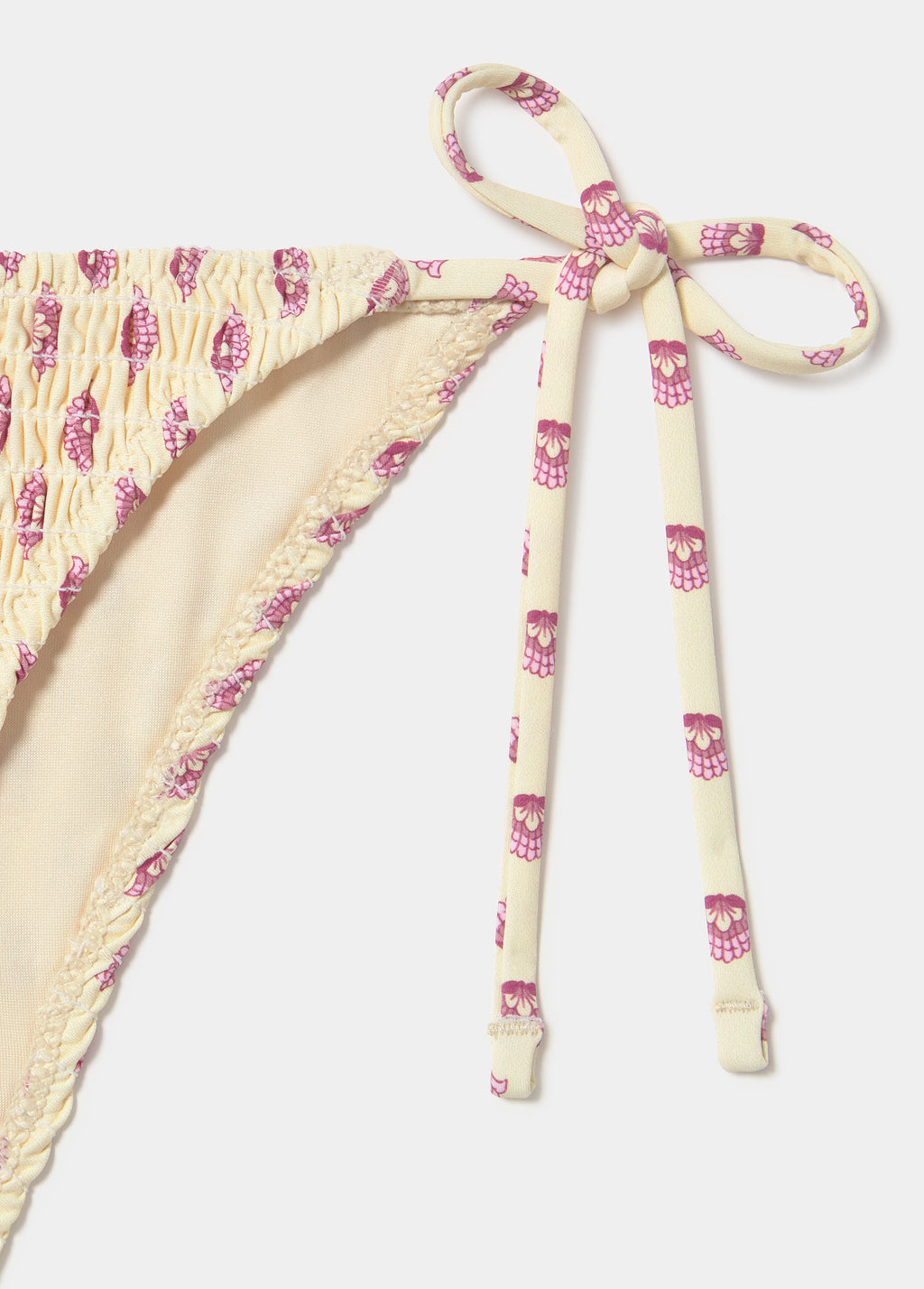 Printed smocked panties