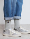 Chaussette brodée chien