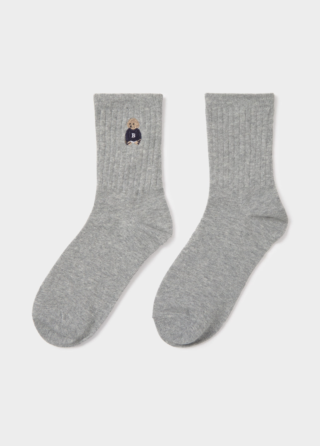 Chaussette brodée chien