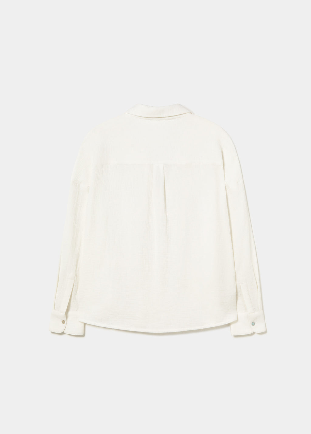 Double-layer V-neck shirt
