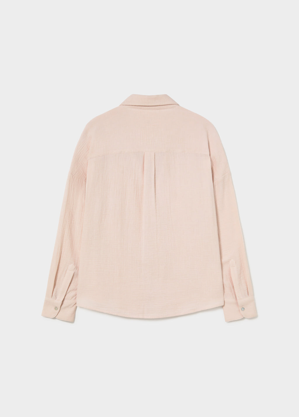 Double-layer V-neck shirt