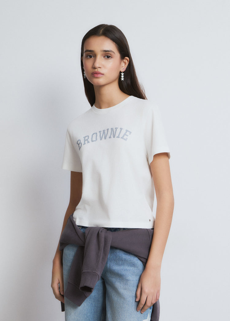 Camiseta logo glitter