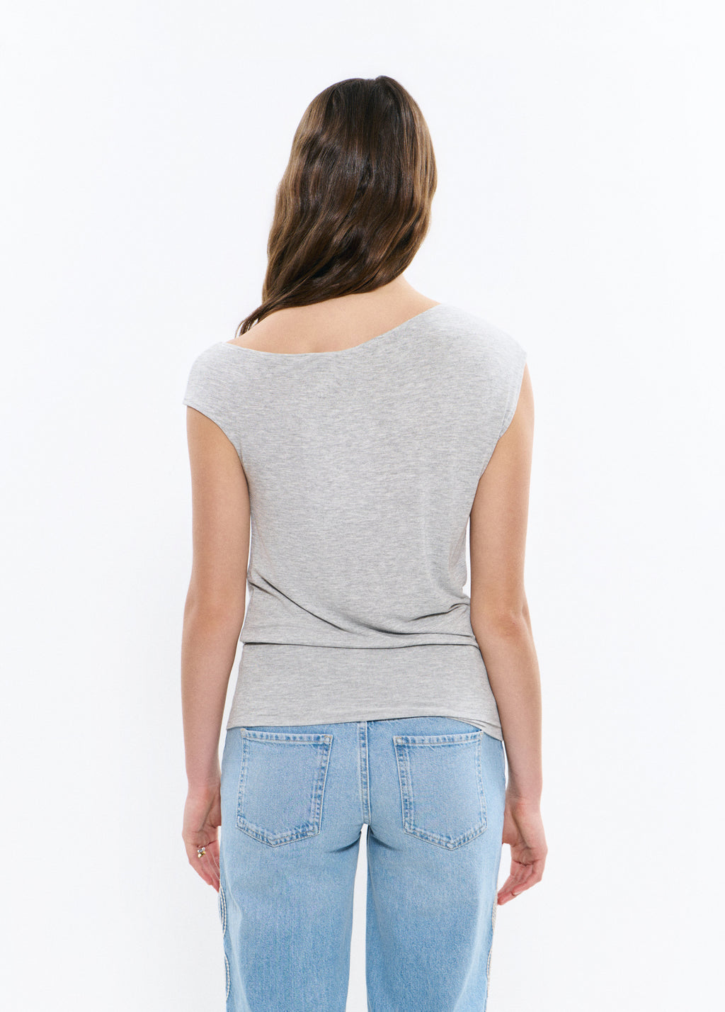 Fitted waist t-shirt