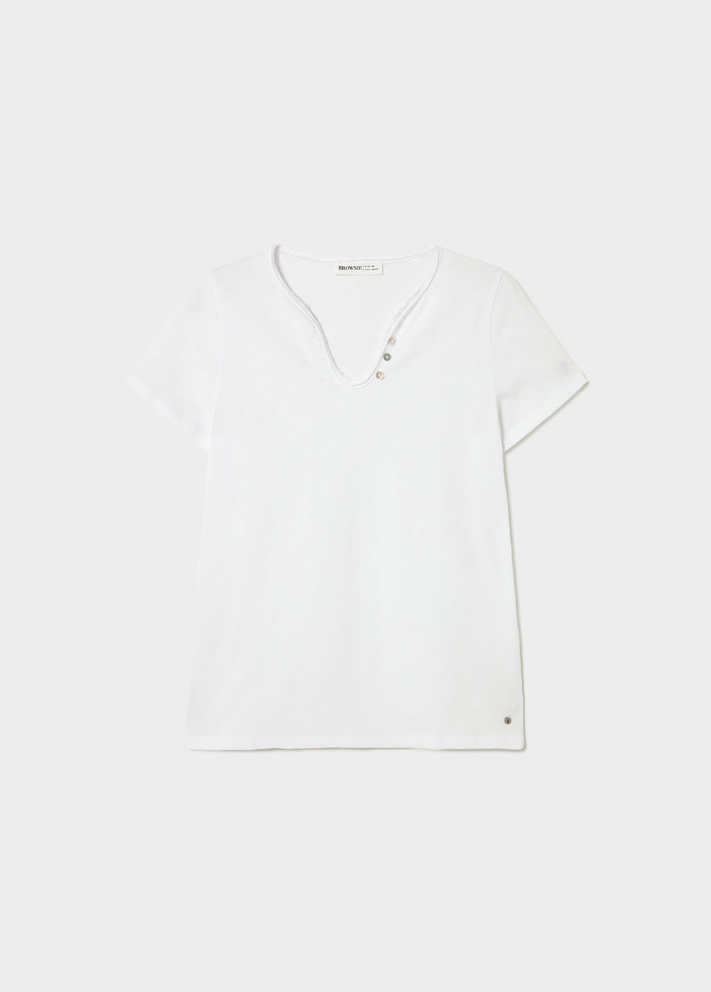 Camiseta algodón botones