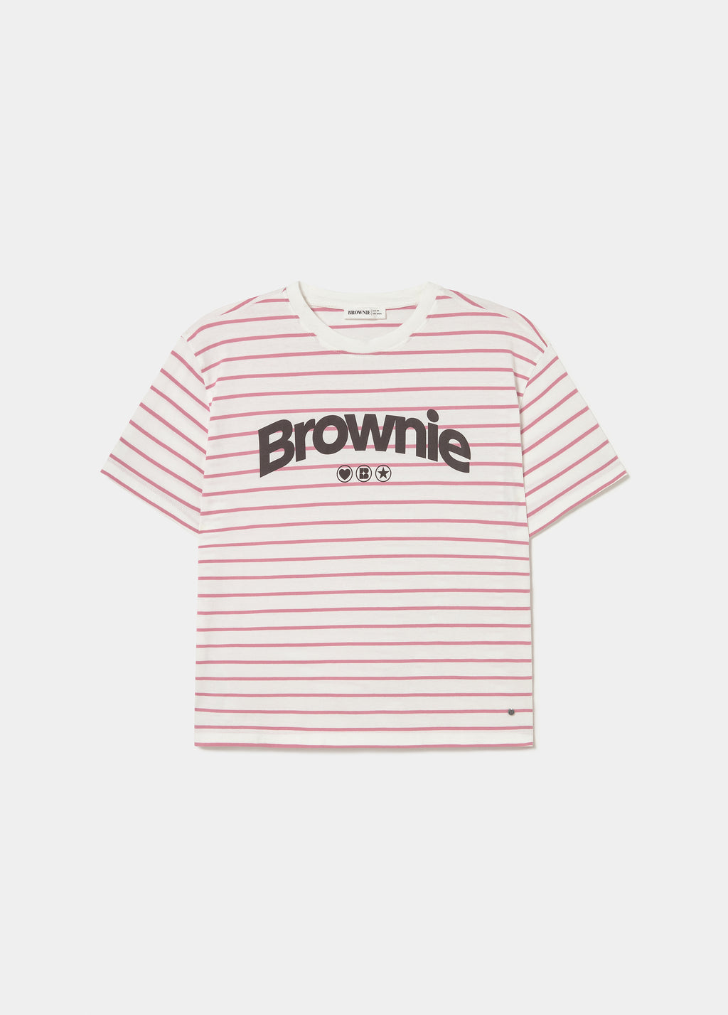Camiseta raya tejida print