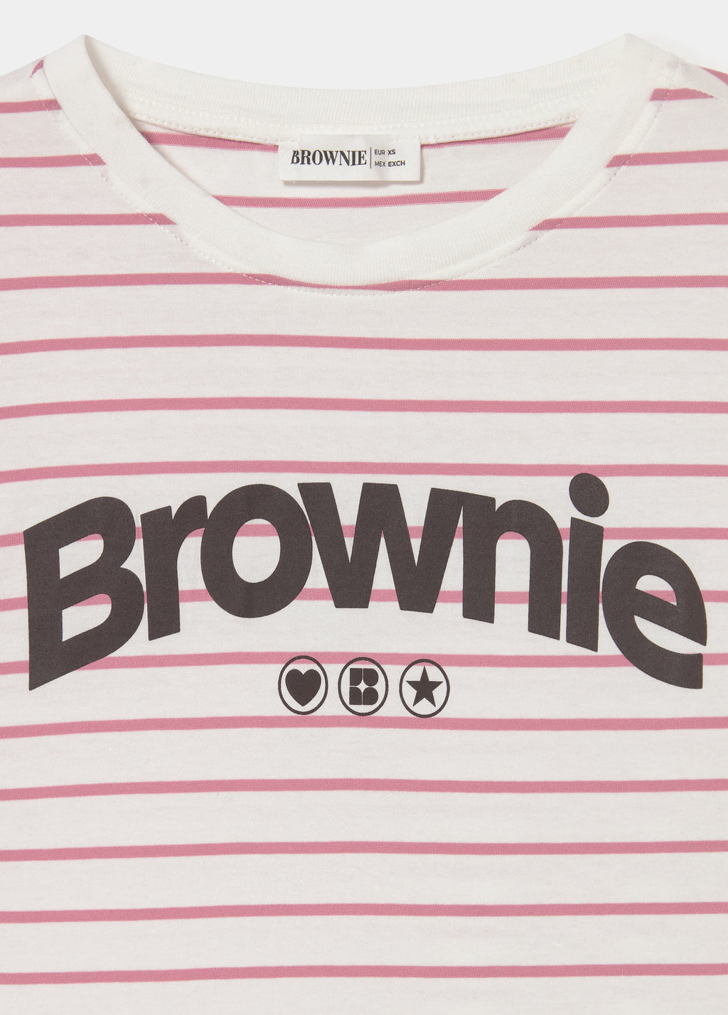 Camiseta raya tejida print