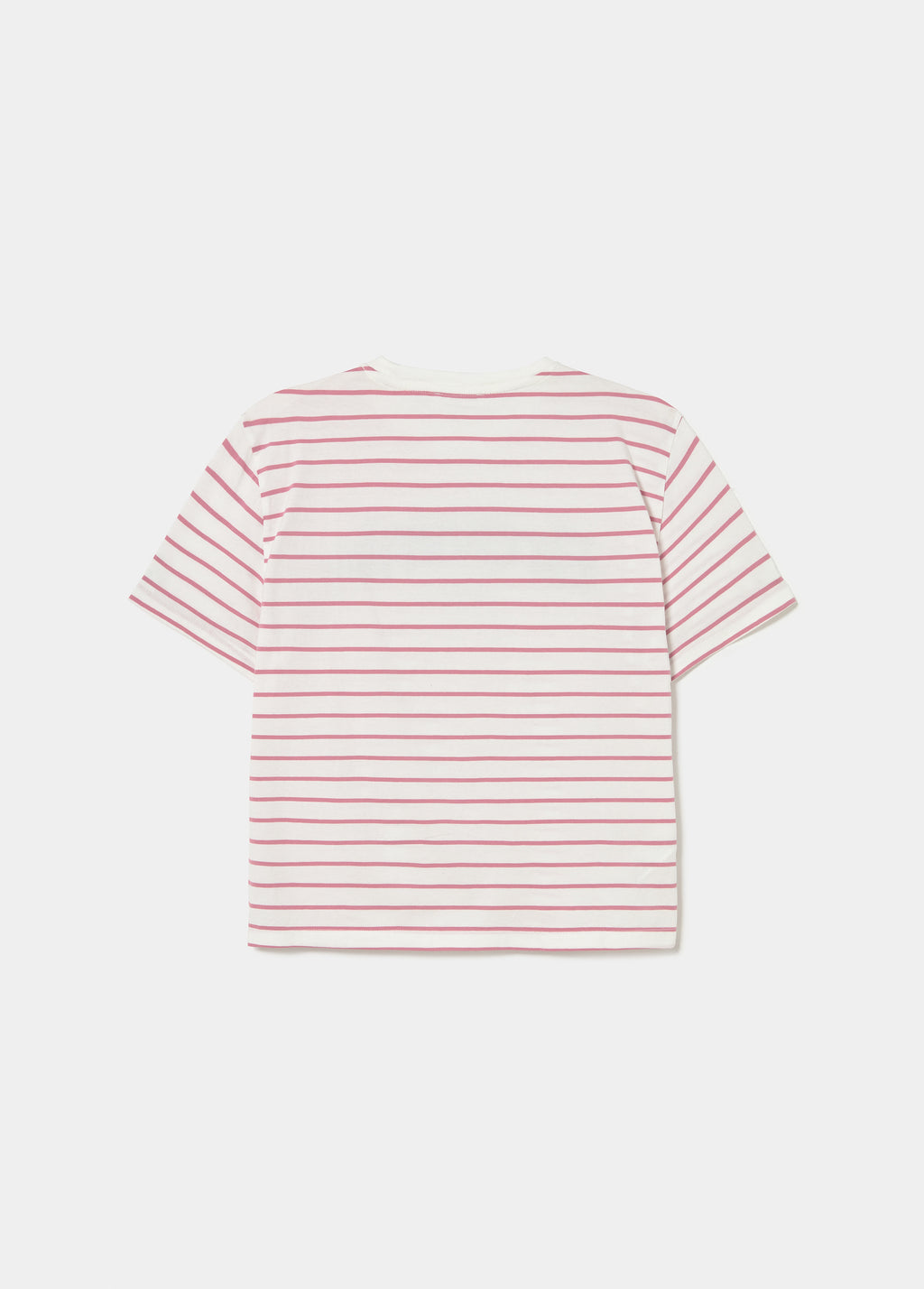Camiseta raya tejida print
